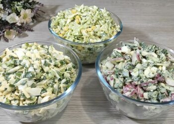 Весняні вітамінні салати: фото скрін Ютуб