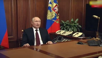 Путін, скріншот з відео