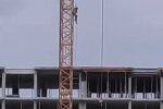 Строительный кран, скриншот с видео