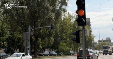 Новий світлофор на перехресті у Рясному, Львів