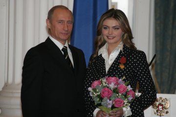 Кабаева и Путин