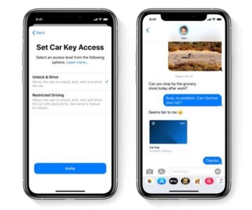Apple CarKey: скрін