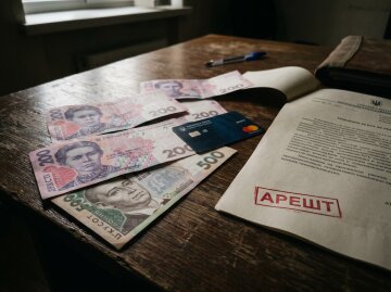 арешт рахунків пенсія картка