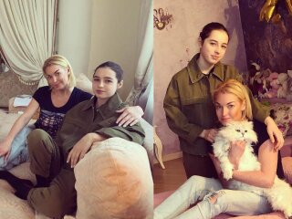 Анастасия Волочкова с дочерью