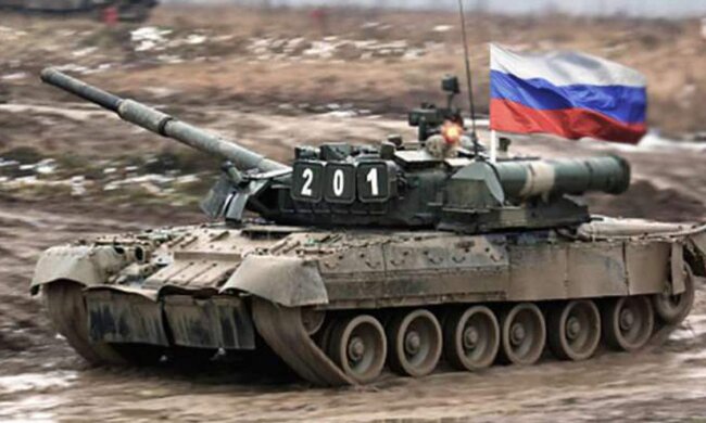 Російськиц танк. Иллюстрация