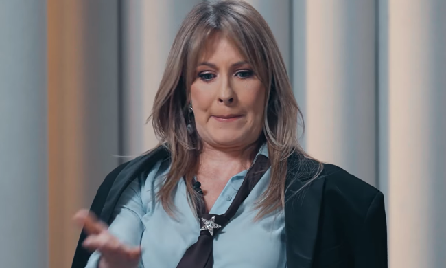 Олена Кравець, кадр з інтерв'ю