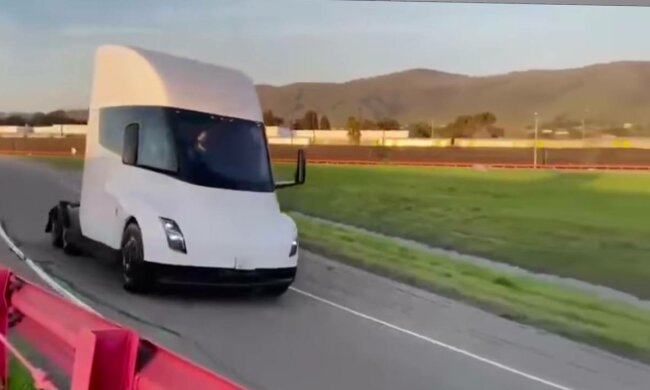 Tesla Semi, фото: скриншот из видео