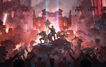 Кадр из игры "Helldivers"