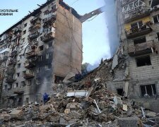 последствия ракетно-дронового удара по Киеву 17.06.2025