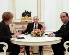 Путін пообіцяв Меркель і Олланду великоднє перемир'я на Донбасі