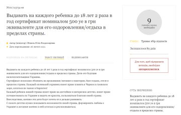 Петиция на сайте Президента, petition.president.gov.ua