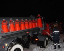 В Киеве горела электроподстанция "Бортничи"