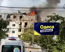 Последствия атаки на Одессу, кадр из видео