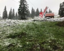 Снег в горах, фото Черногорский поисково-спасательный пост