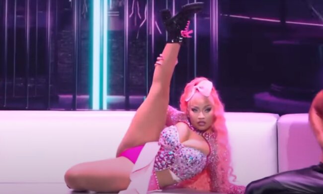 Ники Минаж: скрин с видео