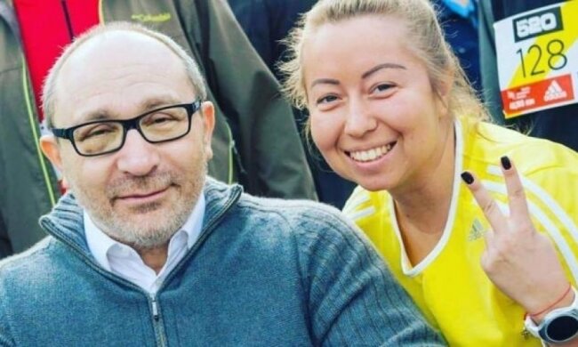 Кернес явился на марафон с подбитым глазом (фото)