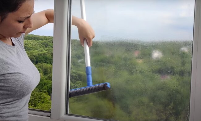 Мытье окон. Фото: скрин youtube