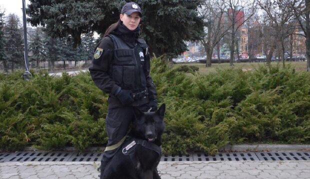 Службовий пес допоміг знайти чоловіка, фото: Facebook Поліція Київської області