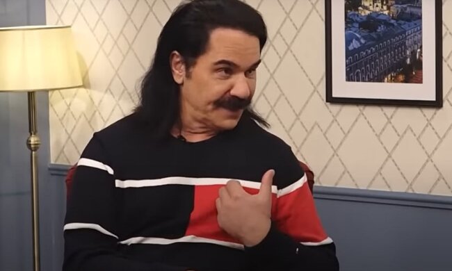 Павло Зибров, скриншот из видео