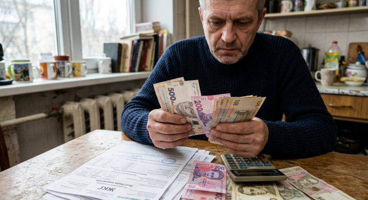 Рахунки за комуналку. Фото: згенероване ШІ