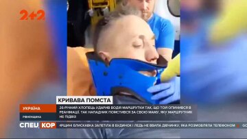 Під Рівним хлопець вдарив водія, скріншот: YouTube