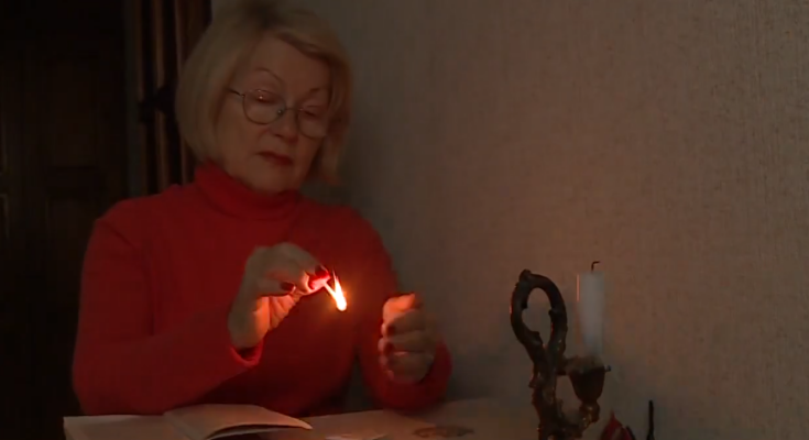 Відключення світла. Фото: скрін youtube