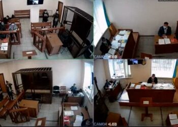 заседание суда по делу Гандзюк, скриншот с видео