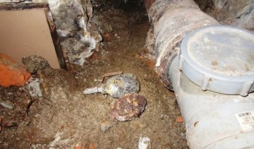 Дві гранати часів Другої Світової знайшли у черкаському ресторані (фото)