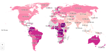 Карта длины, скриншот: datapandas.org