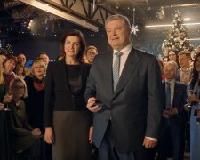 Новорічне привітання Порошенка, скрін з відео