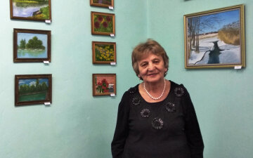 80-летняя женщина стала художницей, фото "vikna"