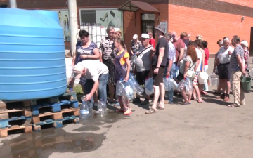 Відсутність водопостачання. Фото: скрін youtube