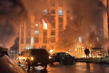 Наслідки атаки рф по Києву