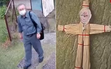 Ляльки вуду путіна були знайдені прибитими до різних синтоїстських святинь