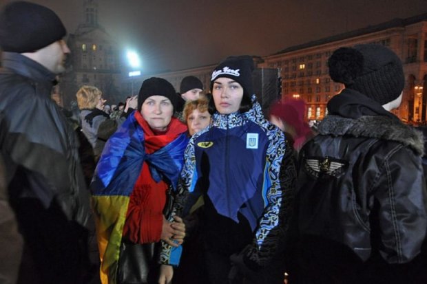 На Майдане отметили годовщину гибели Небесной сотни