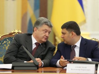 Володимир Гройсман і Петро Порошенко