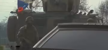 Російські окупанти, фото: скріншот з відео