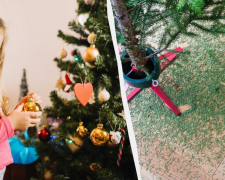 Уборка елки, изображения из соцсетей