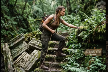 Лара Крофт Tomb Raider храм Атлантиди