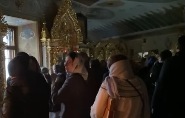 У Києво-Печерській лаврі помолилися за росію