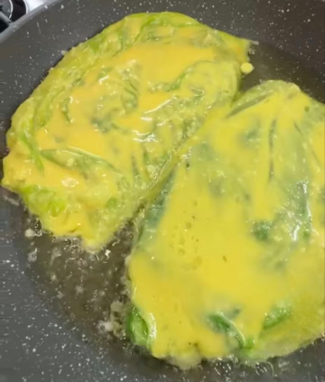 Капустные отбивные в кляре: фото скрин рецепта