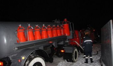 В Киеве горела электроподстанция "Бортничи"