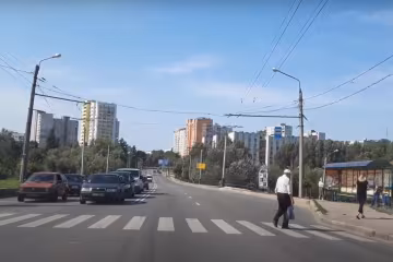 дороги Харькова, скриншот из видео