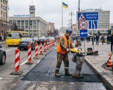 ремонт дороги Європейська площа Київ