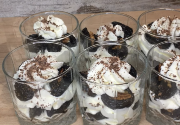 Десерт с черносливом, кадр из видео