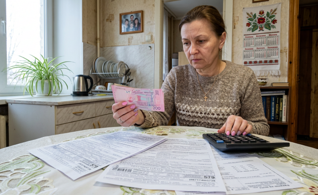 Платіжки за комуналку. Фото: згенероване ШІ