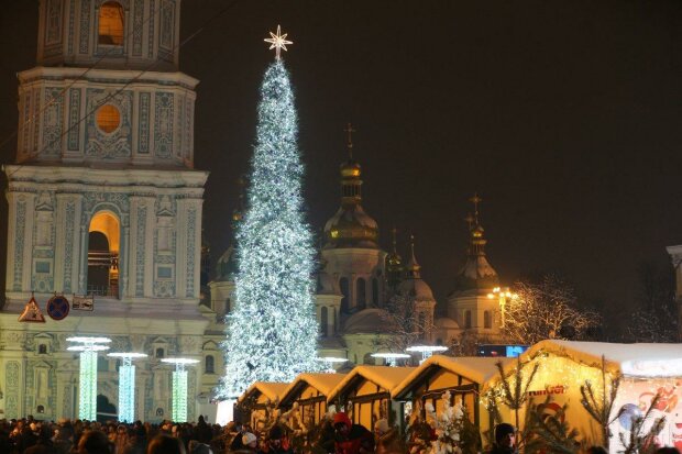 Новий рік у Києві, фото: Unian