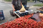 Ціни на полуницю. Фото: скрін youtube