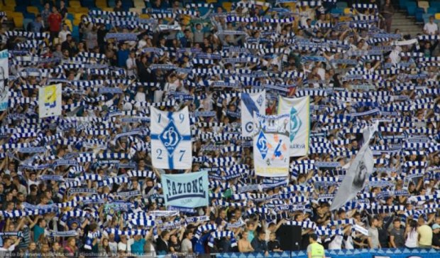 Фанати "Динамо" обурені низькою відвідуваністю стадіону (відео)