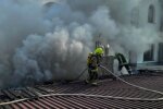 Пожежа на провулку Маячному в Одесі